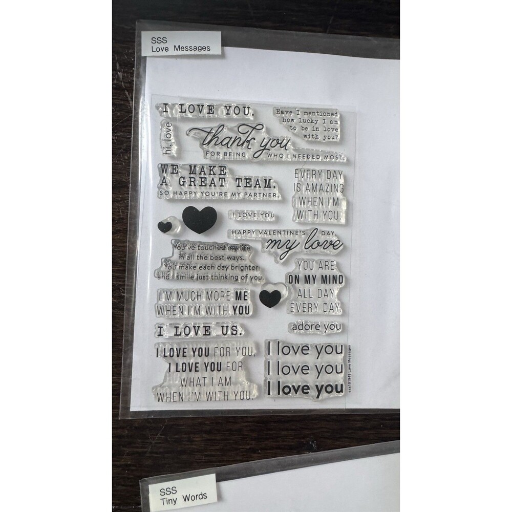 Lot of 5 - Simon Says Stamp Clear Sentiments - Picture 5 of 6